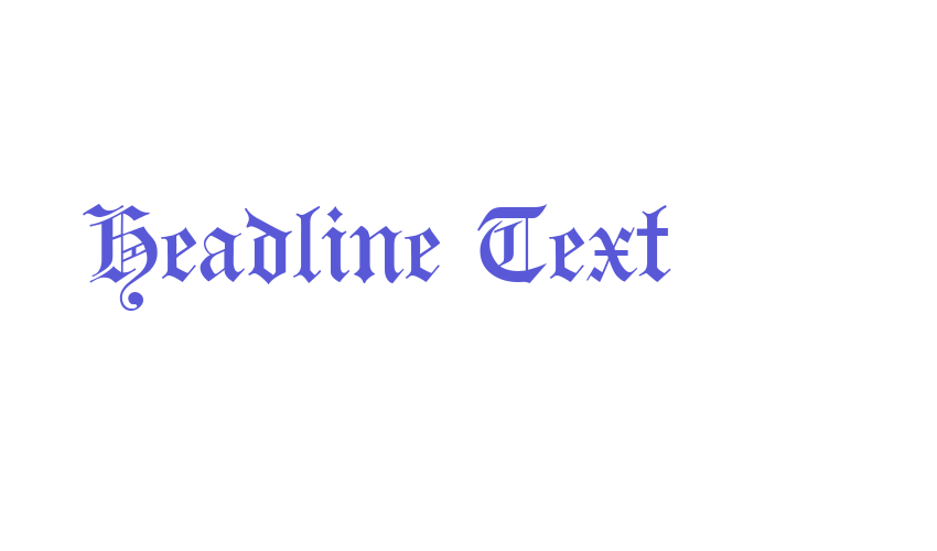 Headline Text Font Download