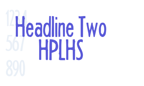 Headline Two HPLHS Font