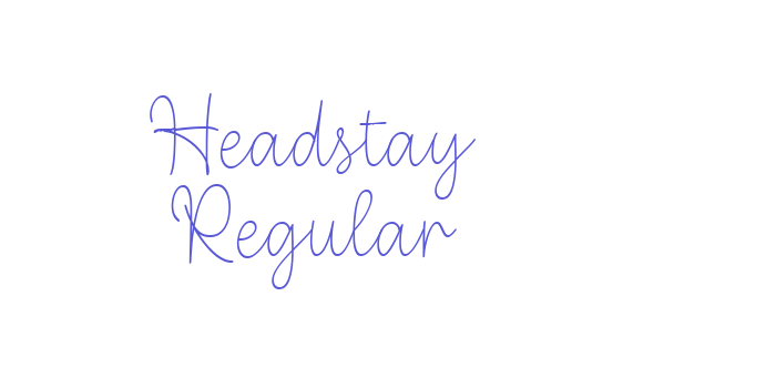 Headstay Regular Font Download