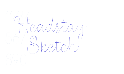 Headstay Sketch Font Download