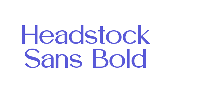 Headstock Sans Bold Font Download