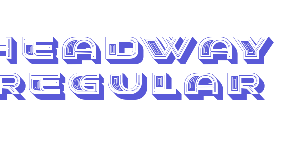 Headway Regular font free