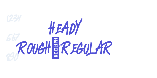 Heady Rough-Regular-font-download