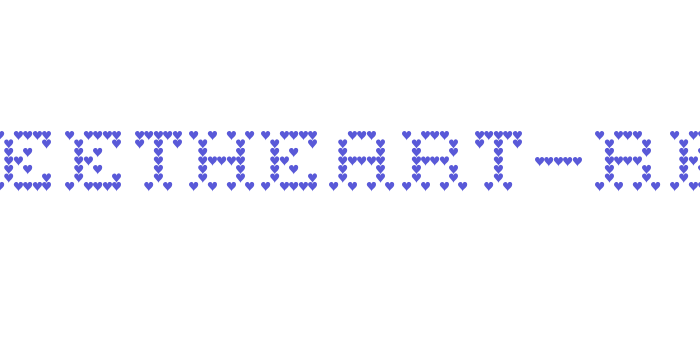 HeartSweetHeart-Regular Font Download