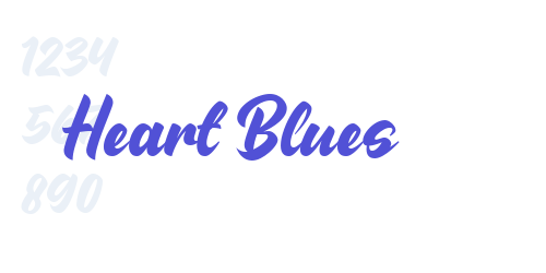 Heart Blues-font-download