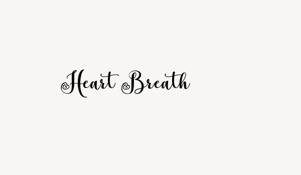 Heart Breath Font