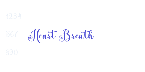 Heart Breath-font-download