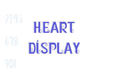 Heart Display Font Download