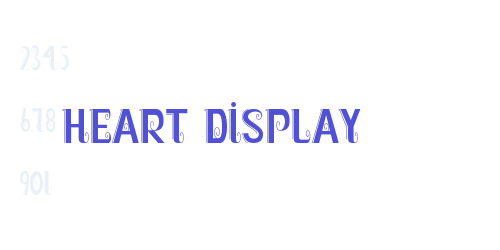 Heart Display-font-download