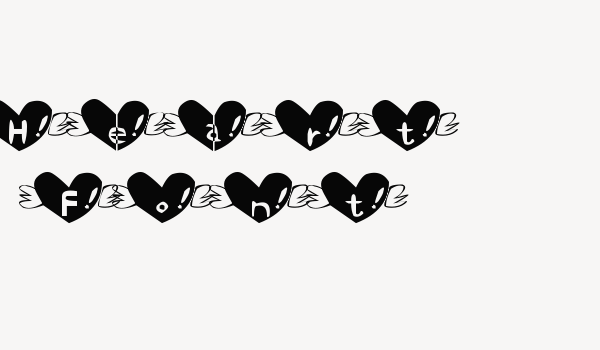 Heart Font Font