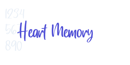 Heart Memory-font-download