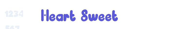 Heart Sweet font download