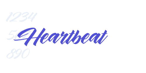 Heartbeat-font-download
