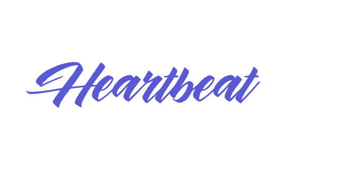 Heartbeat Font