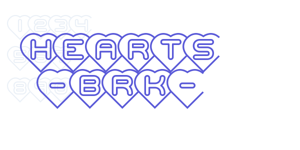 Hearts -BRK- font free