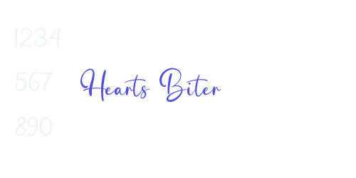 Hearts Biter-font-download