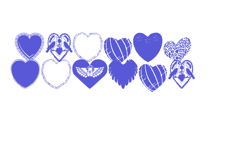 Hearts Galore Font Download