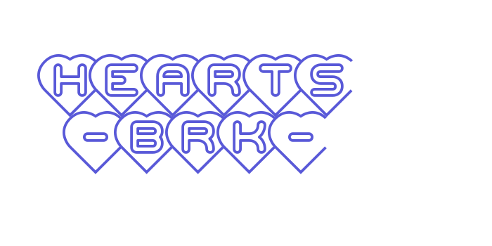 Hearts -BRK- Font Download