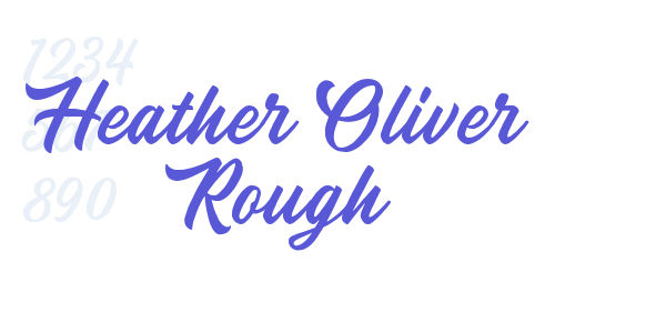 Heather Oliver Rough font free