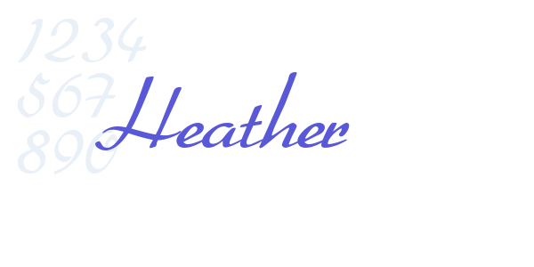 Heather font free