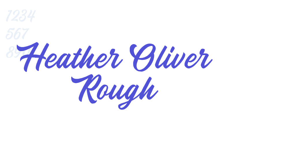 Heather Oliver Rough-font-download