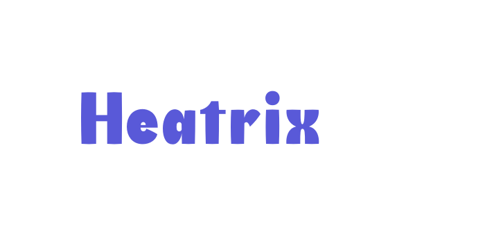 Heatrix Font Download