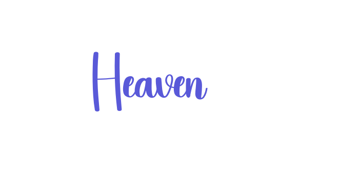 Heaven Font Download