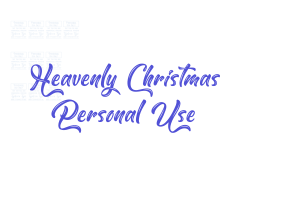 Heavenly Christmas Personal Use