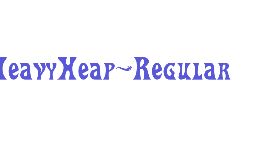 HeavyHeap-Regular Font Download