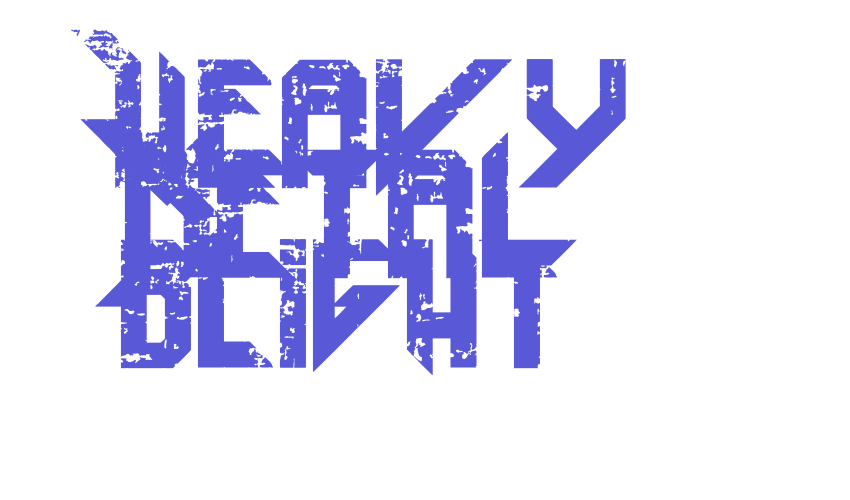 Heavy Metal Blight Font