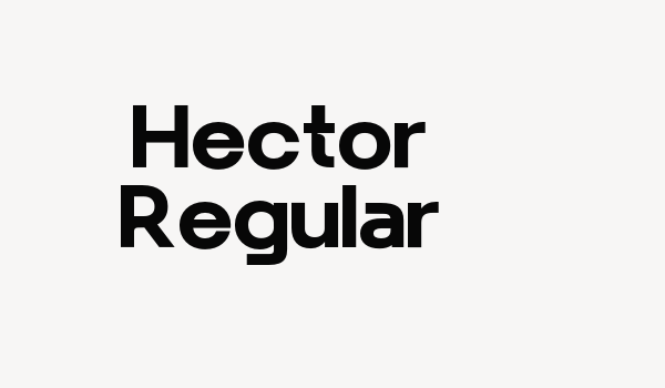 Hector Regular Font