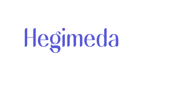 Hegimeda Font