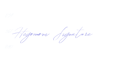 Hegomoni Signature-font-download