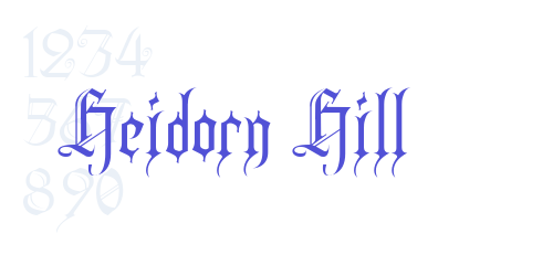 Heidorn Hill-font-download