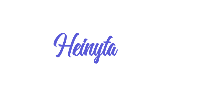 Heinyta Font Download