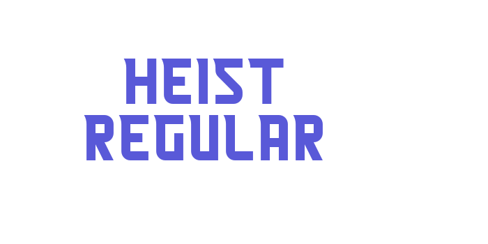 Heist Regular Font Download