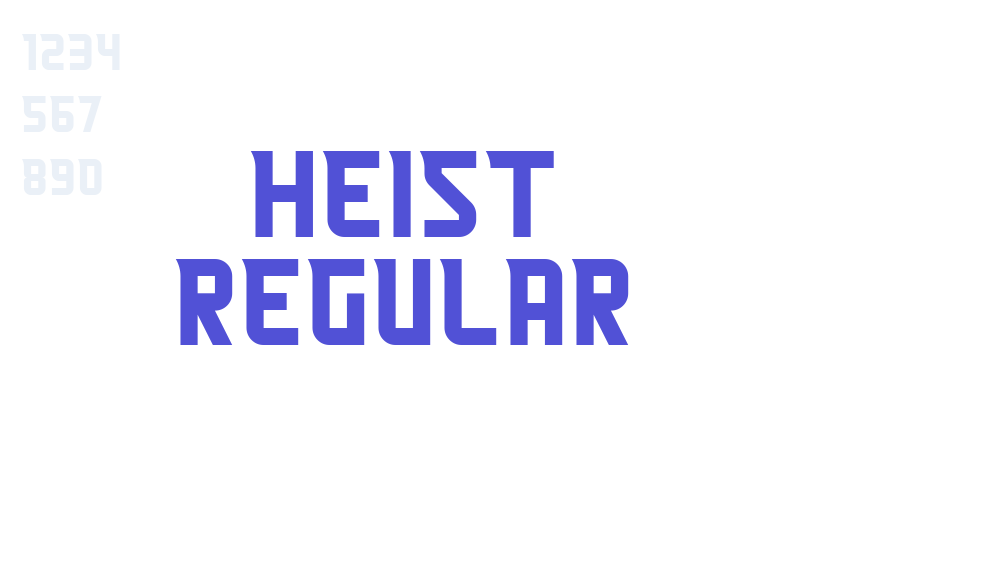 Heist Regular-font-download