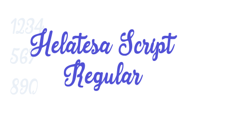 Helatesa Script Regular-font-download