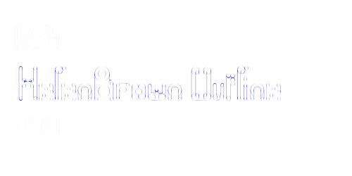 HelenBrown Outline-font-download