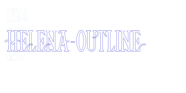 Helena-Outline font free