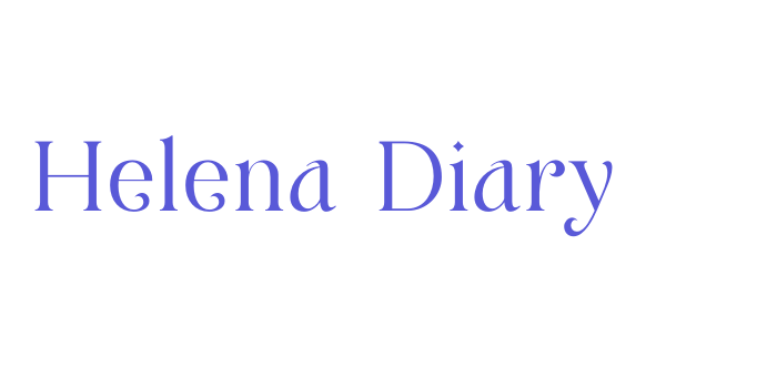 Helena Diary Font Download