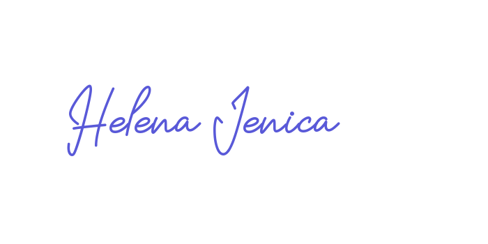 Helena Jenica Font Download