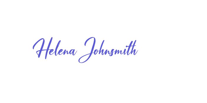 Helena Johnsmith Font Download