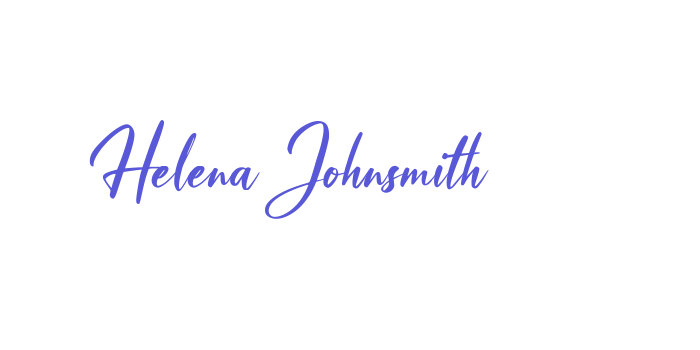 Helena Johnsmith Font