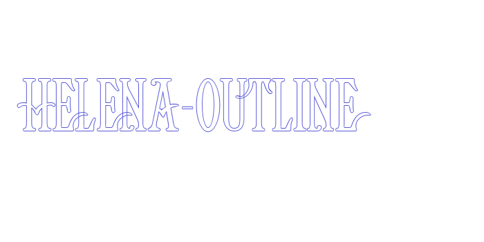 Helena-Outline Font Download