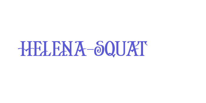 Helena-Squat Font Download