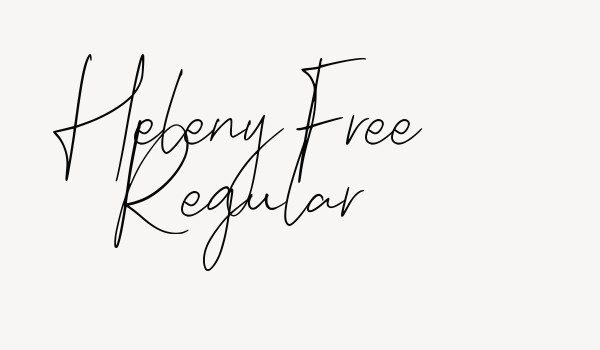 Heleny Free Regular Font