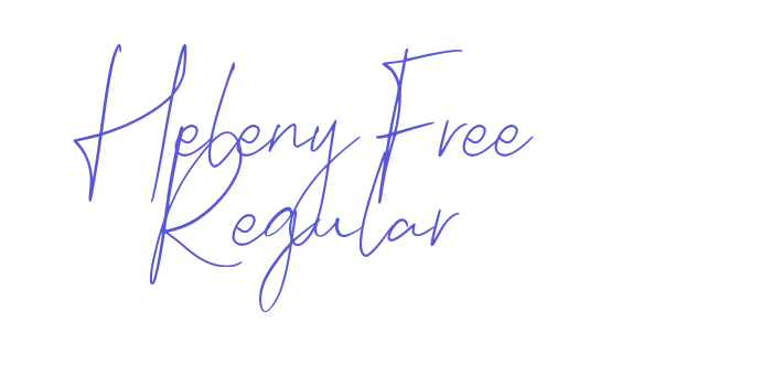 Heleny Free Regular Font Download