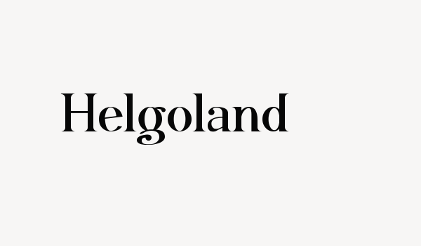 Helgoland Font