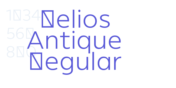 Helios Antique Regular font free